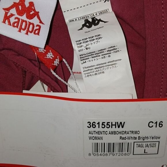 Kappa Logo Bandeau Crop Top - Picture 6 of 6
